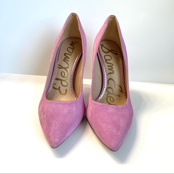 Sam Edelman Suede Hazel Pointed Toe Heel Size 7.5 - Picture 2 of 8